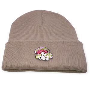 NWT Wool + Pepper Co. Mushrooms Unisex Beanie Hat